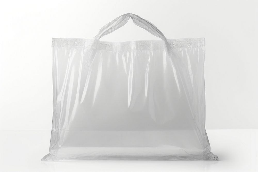Plastic bag white white background furniture. AI generated Image by rawpixel.