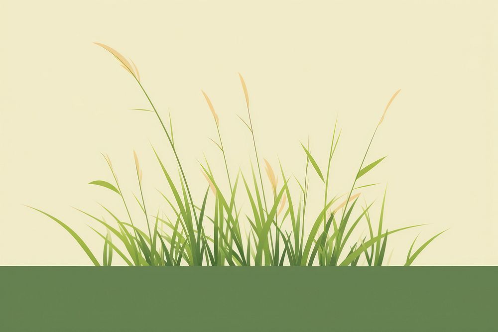A Grass grass plant lawn. AI generated Image by rawpixel.