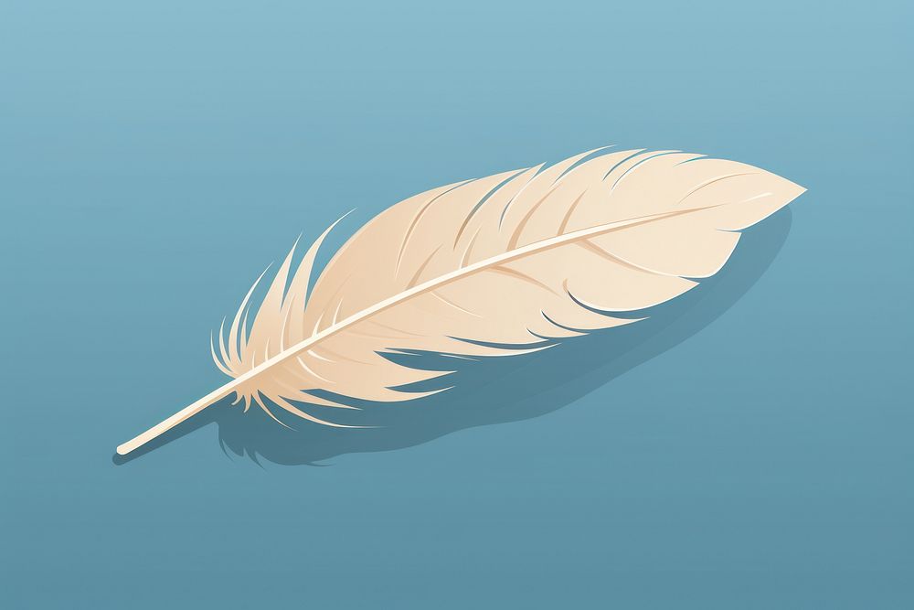 Feather leaf lightweight accessories. AI generated Image by rawpixel.