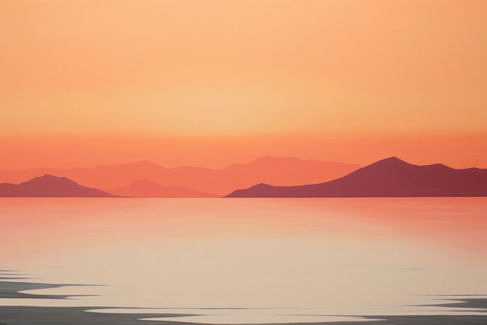 Landscape beach outdoors horizon. 