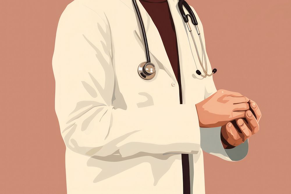 Hand holding stethoscope adult expertise recovery. AI generated Image by rawpixel.