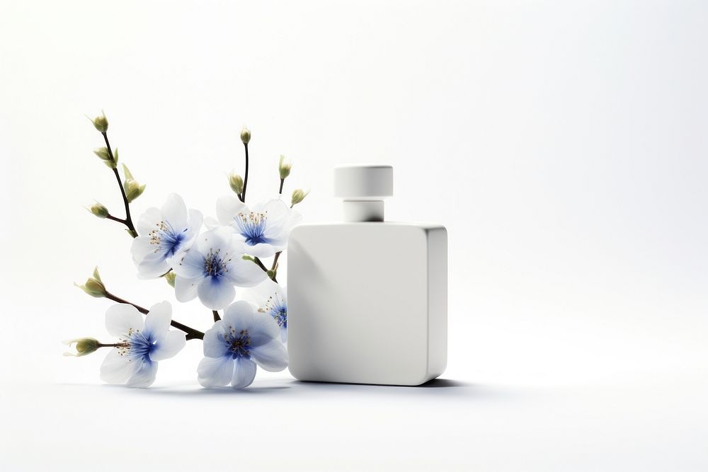 Perfume spray flower blossom bottle. 