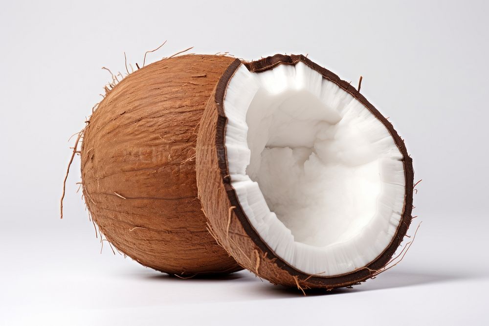 Coconut white plant freshness. AI generated Image by rawpixel.