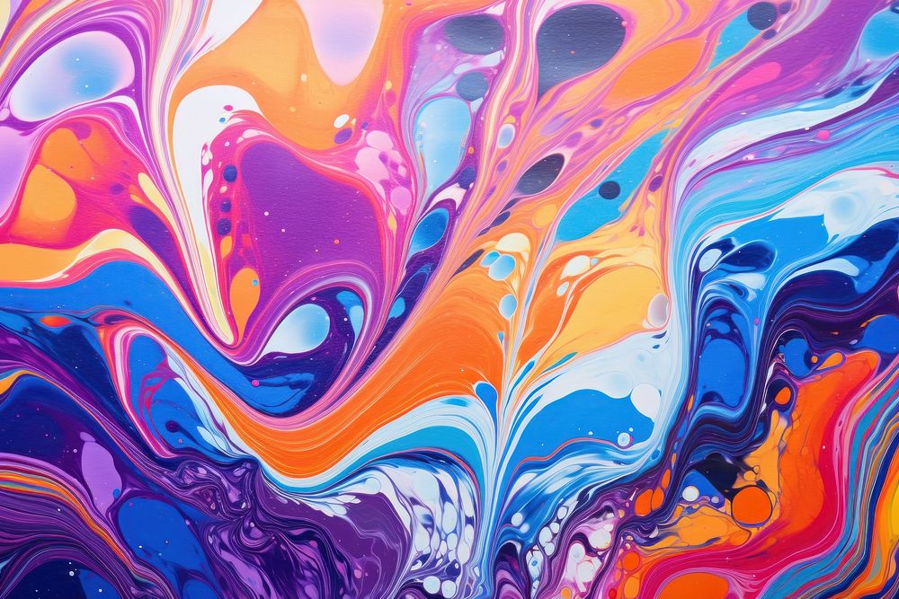 Painting background Liquid marbling paint backgrounds abstract. AI generated Image by rawpixel.