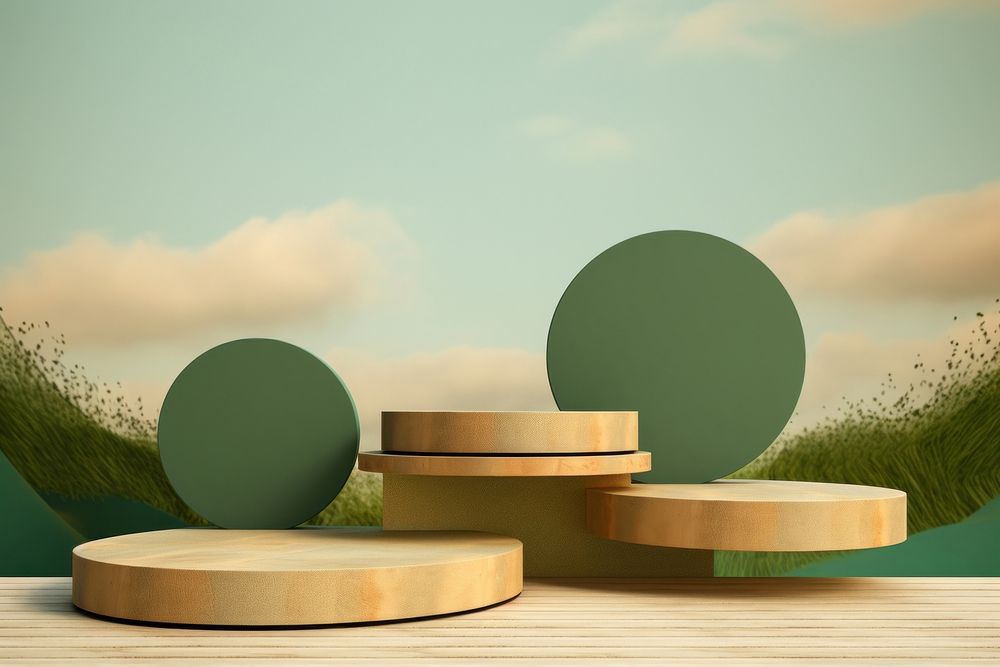 Circle plant grass wood. AI generated Image by rawpixel.