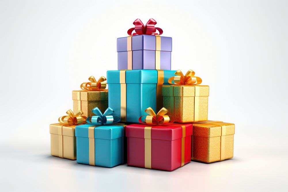 Gift birthday box celebration. AI generated Image by rawpixel.