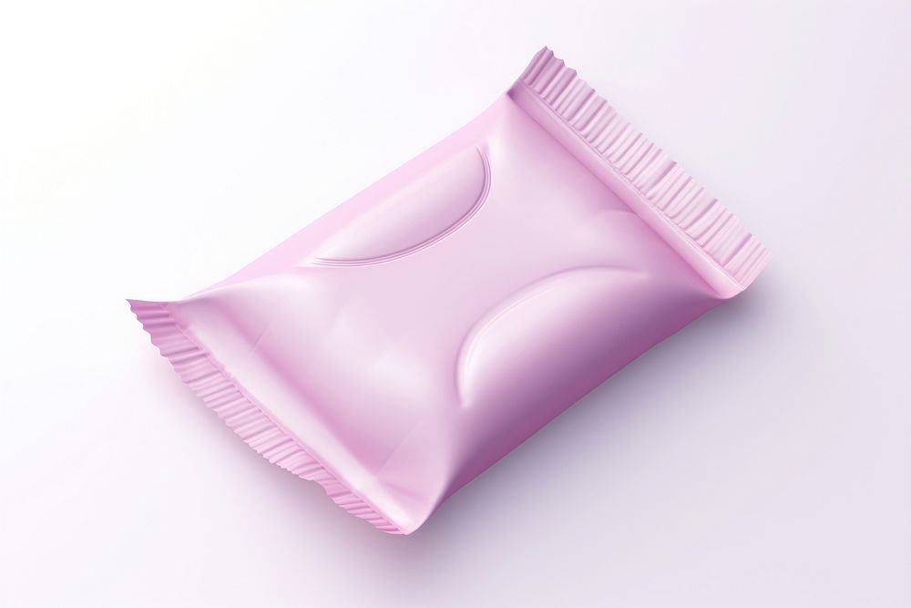 Sanitary pad white background weaponry magenta. AI generated Image by rawpixel.