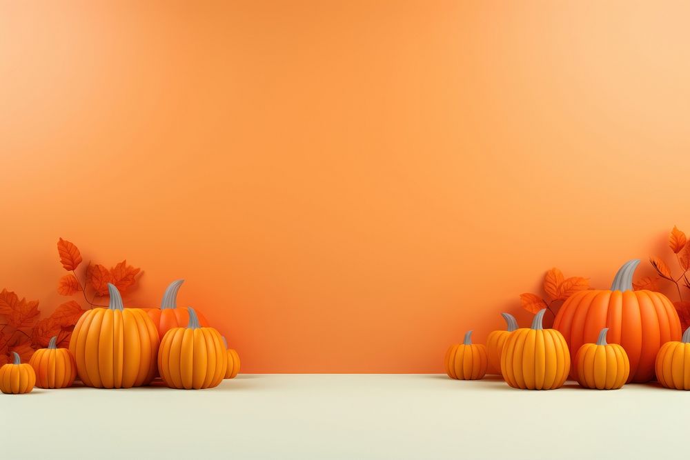 Pumpkin backgrounds vegetable plant. AI generated Image by rawpixel.