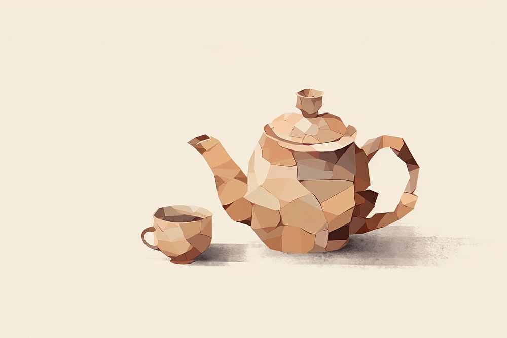 Cup teapot mug creativity. AI generated Image by rawpixel.