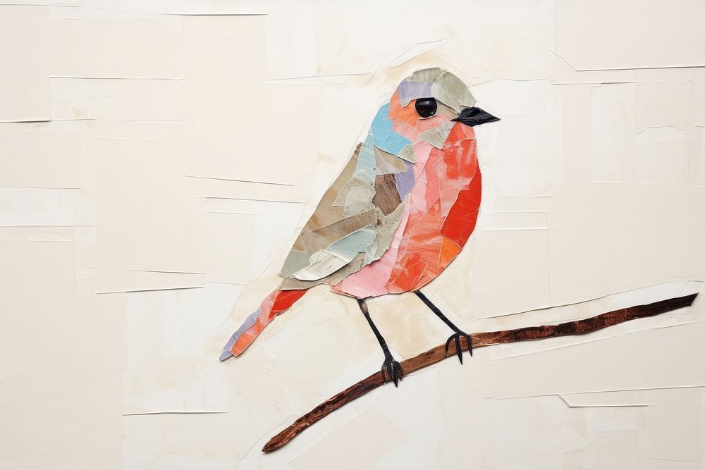 Bird painting animal beak. AI generated Image by rawpixel.