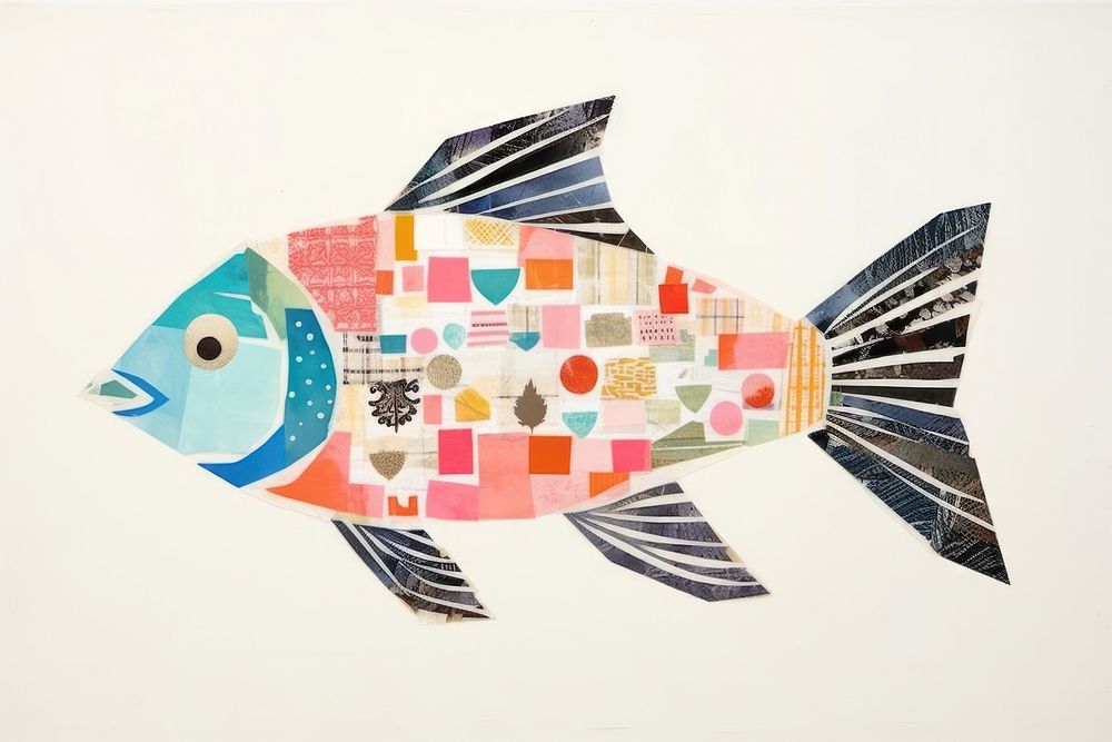Fish animal art creativity. AI generated Image by rawpixel.