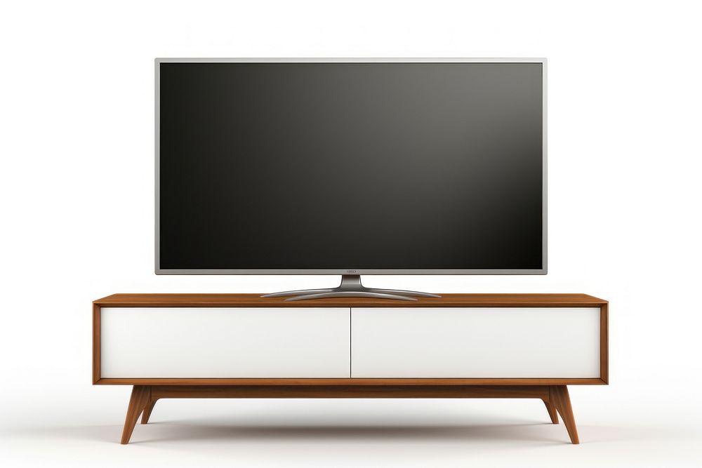 Television furniture sideboard screen. AI generated Image by rawpixel.