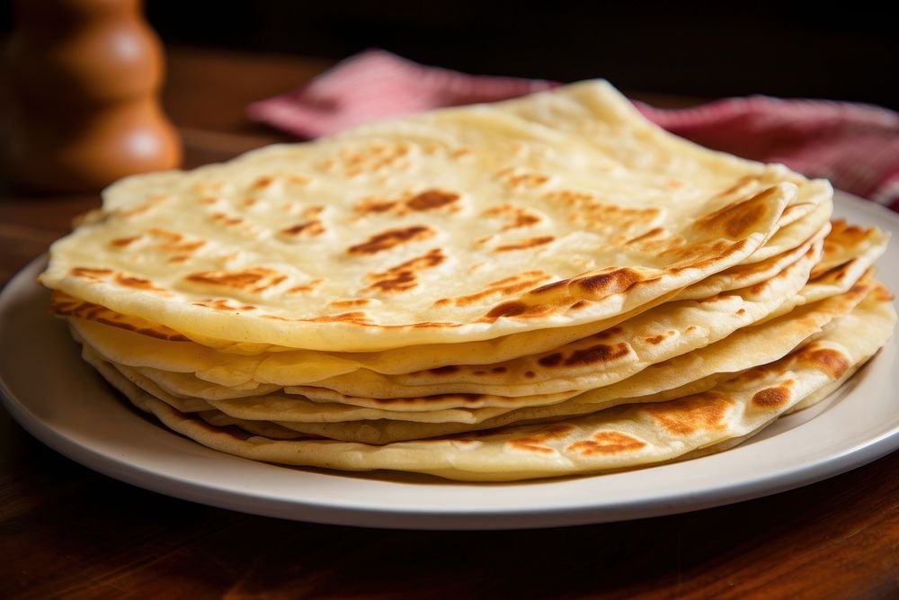 Tortilla pancake bread food. 