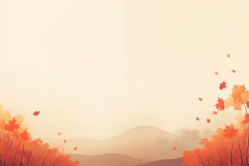 Autumn themed wallpaper autumn backgrounds landscape. AI generated Image by rawpixel.
