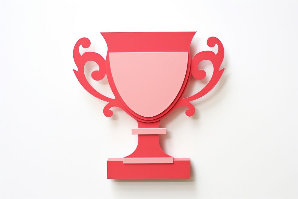 Trophy white background achievement decoration. AI generated Image by rawpixel.