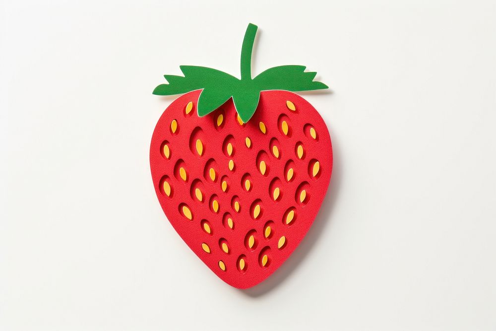 Strawberry fruit plant food. AI generated Image by rawpixel.