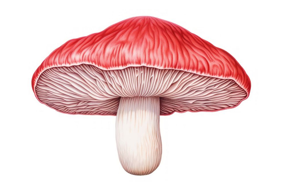 Mushroom fungus agaric red. AI generated Image by rawpixel.
