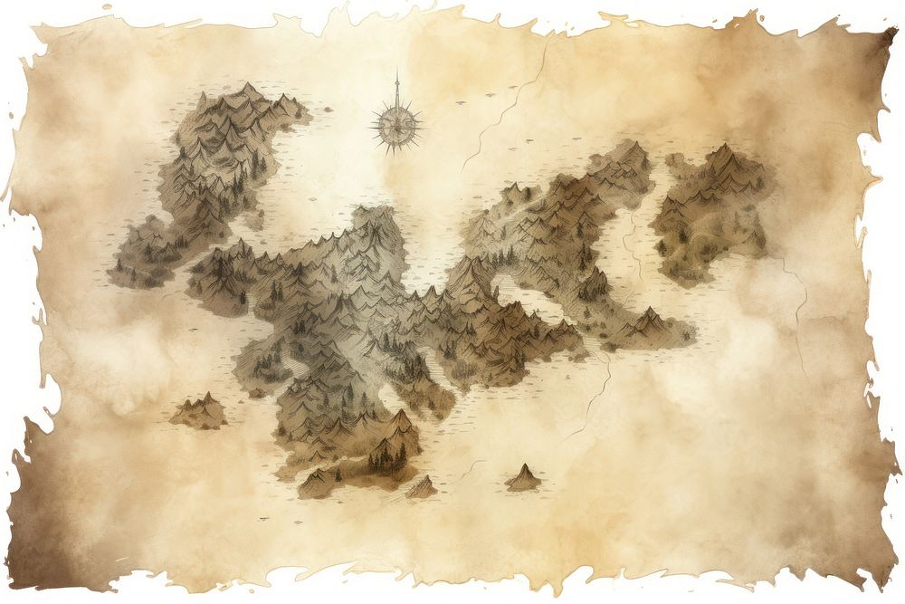 Old map backgrounds painting drawing. AI generated Image by rawpixel.