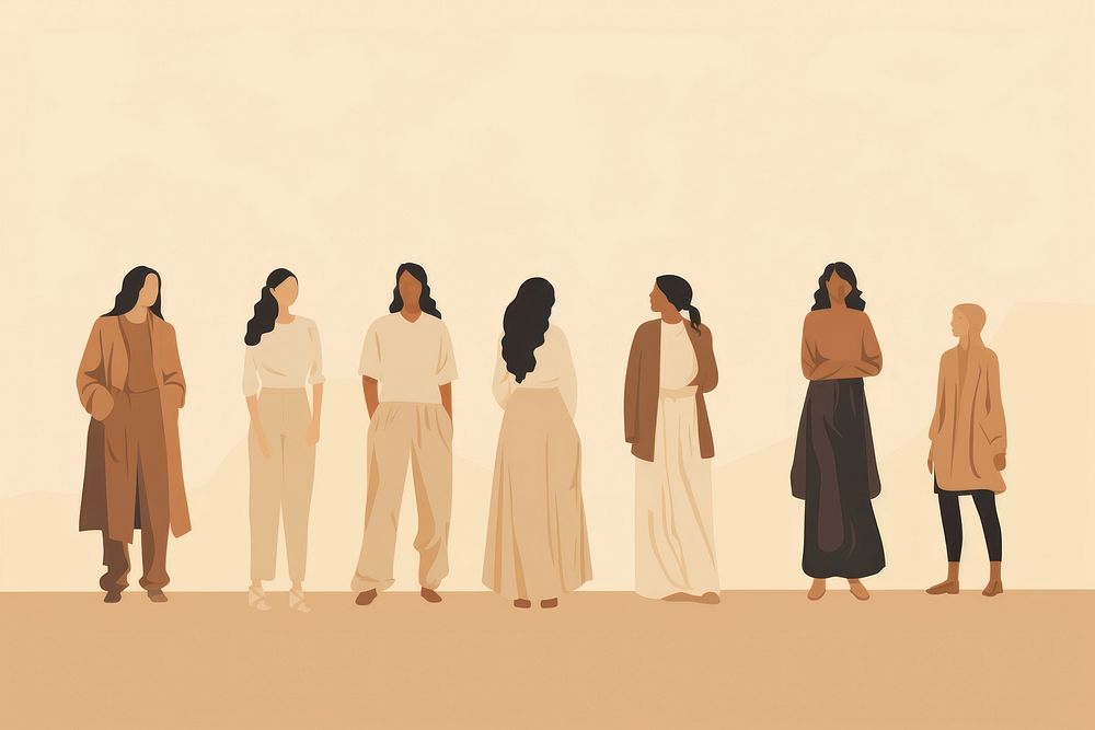Healthcare woman fashion adult togetherness. AI generated Image by rawpixel.