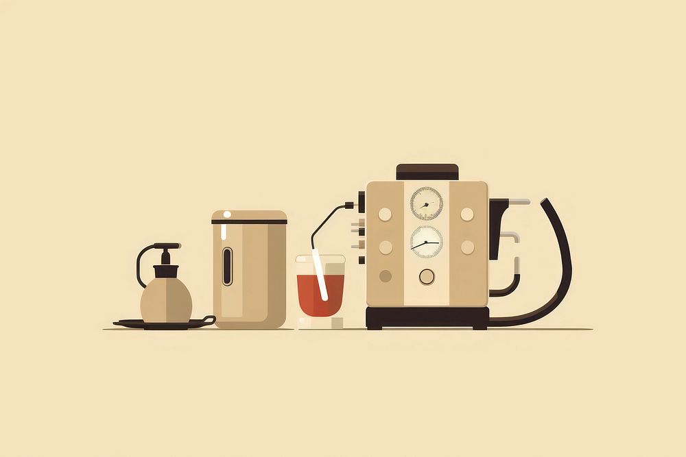 Healthcare coffeemaker refreshment technology. AI generated Image by rawpixel.