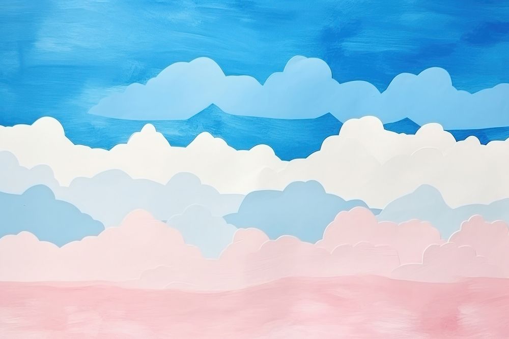 Sky backgrounds abstract painting. 