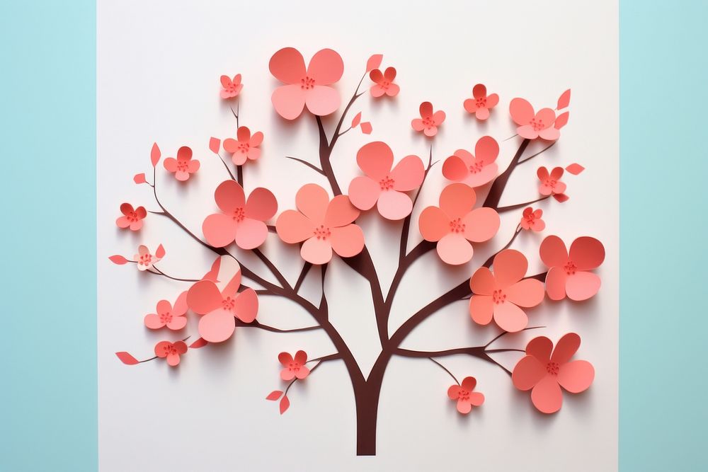 Blossom spring painting plant art. AI generated Image by rawpixel.
