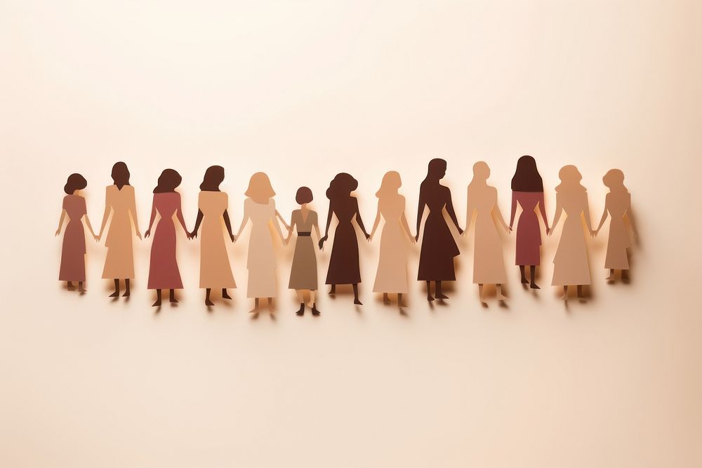 Women empowerment dress back art. AI generated Image by rawpixel.