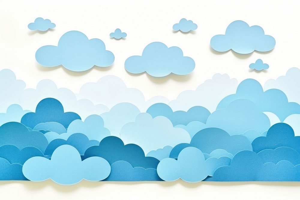 Blue sky backgrounds nature paper. AI generated Image by rawpixel.