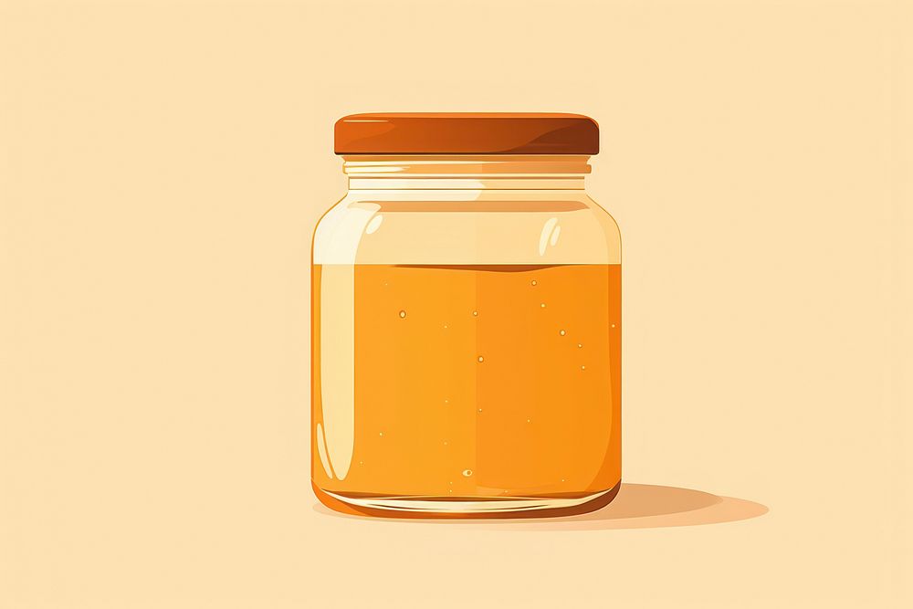 Honey jar bottle refreshment. AI generated Image by rawpixel.