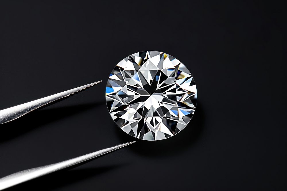 Diamond diamond gemstone jewelry. AI generated Image by rawpixel.