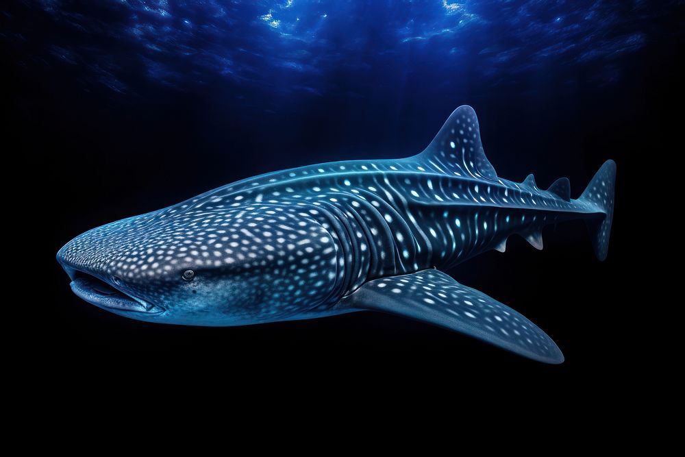 Whale shark animal fish underwater. AI generated Image by rawpixel.