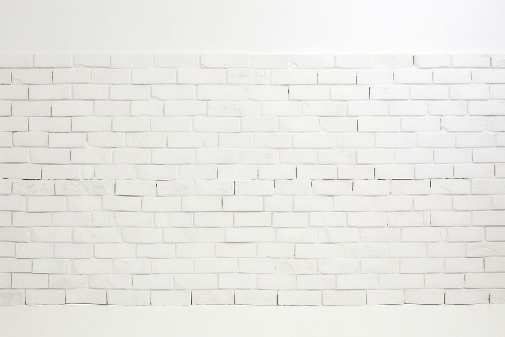 White brick wall architecture backgrounds tile. AI generated Image by rawpixel.