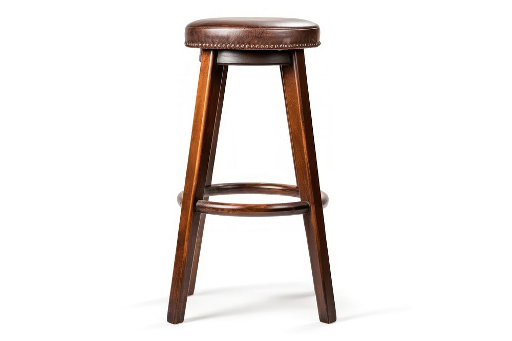 Furniture stool chair white background. AI generated Image by rawpixel.