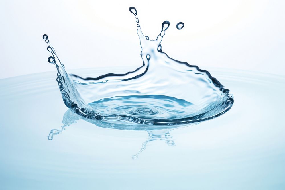 Droplet water refreshment simplicity. AI generated Image by rawpixel.