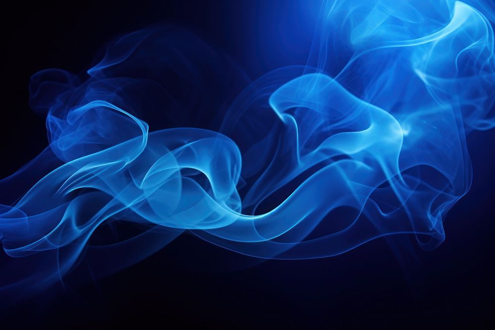 Abstract dark blue smoke lightweight illuminated backgrounds. 