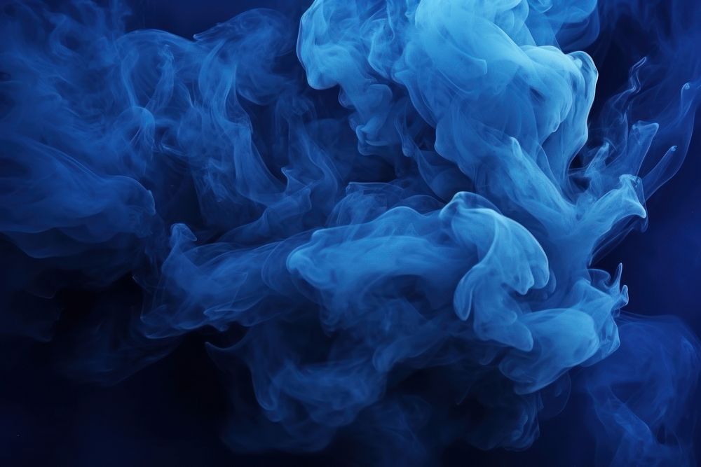 Dark blue cloudy smoke backgrounds abstract ethereal. 