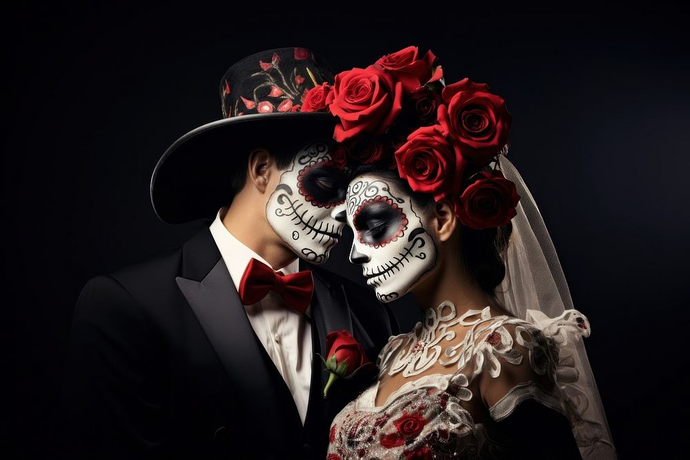 Halloween wedding flower adult. AI generated Image by rawpixel.