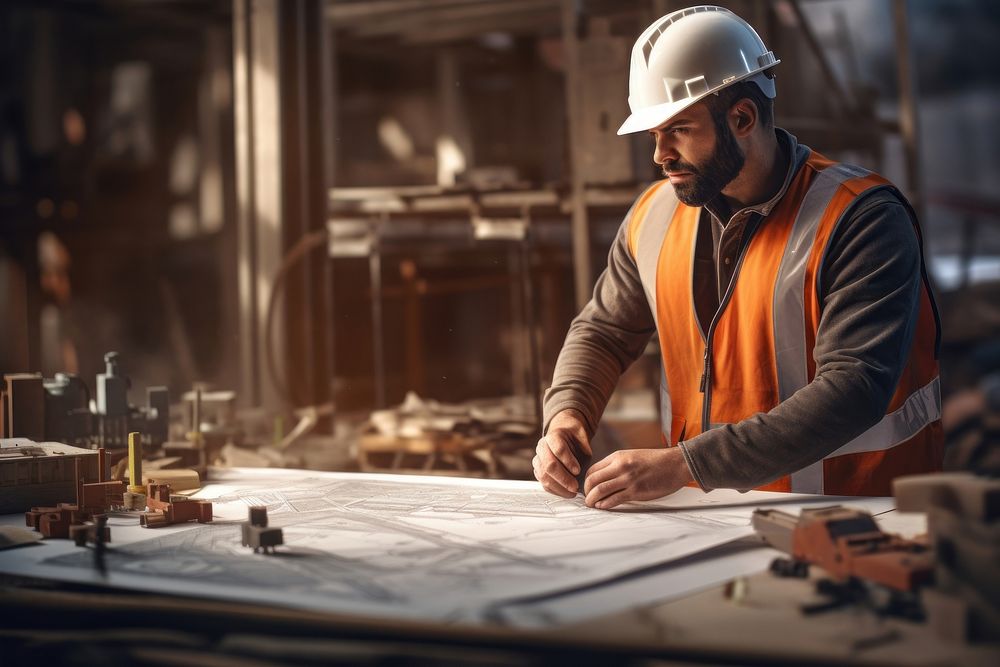 Construction hardhat helmet adult. 