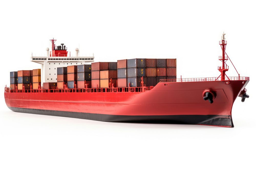 Marine freight logistic vehicle ship boat. AI generated Image by rawpixel.
