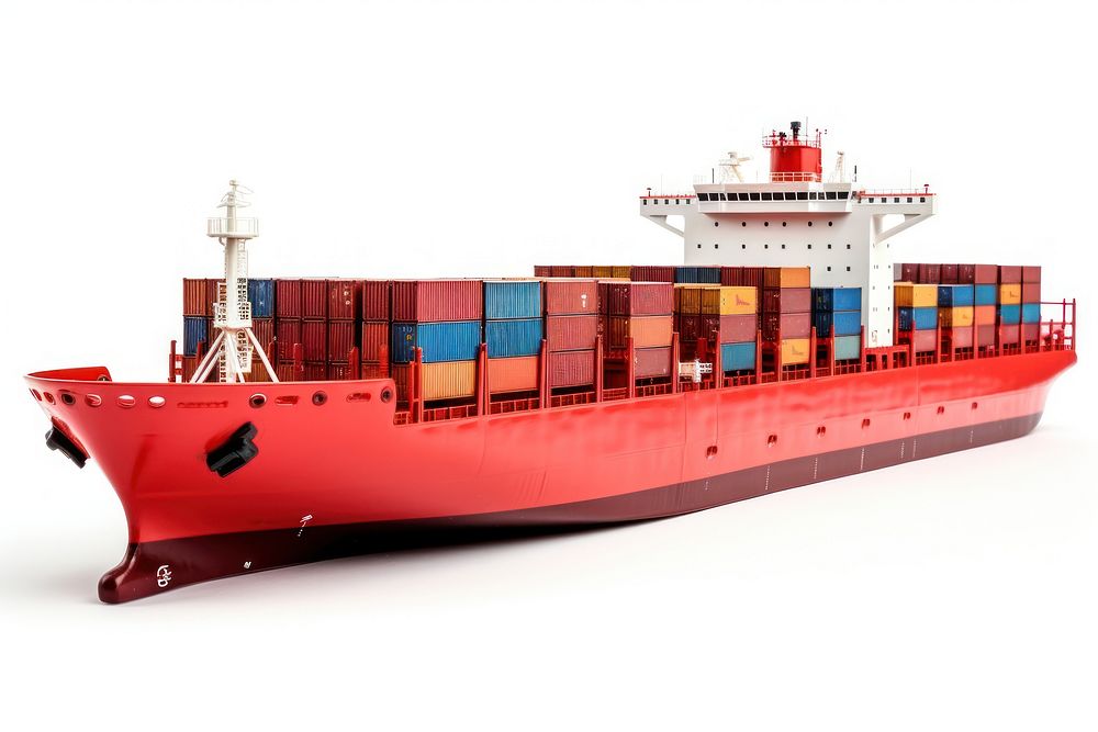Marine freight logistic vehicle ship boat. AI generated Image by rawpixel.