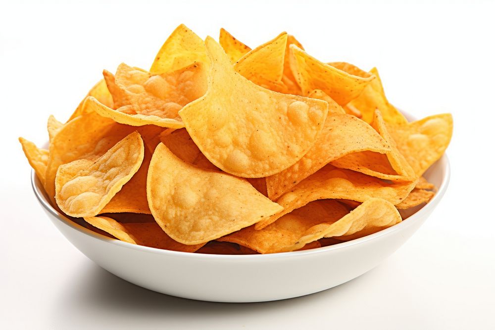 Nachos snack food bowl. AI generated Image by rawpixel.