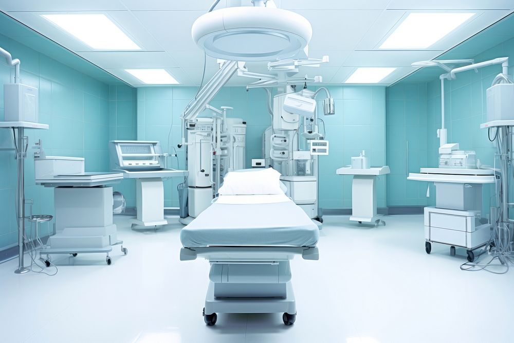 Operation room architecture hospital surgery. AI generated Image by rawpixel.