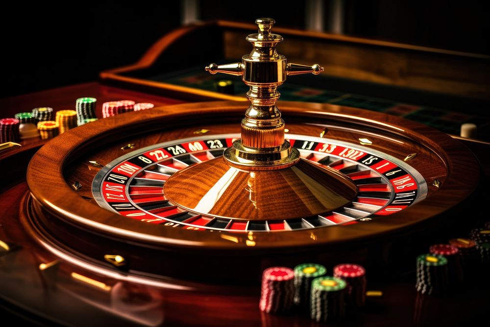 Roulette gamlbing gambling casino game. AI generated Image by rawpixel.