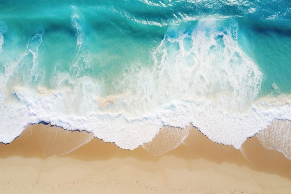 Summer ocean outdoors nature beach. AI generated Image by rawpixel.