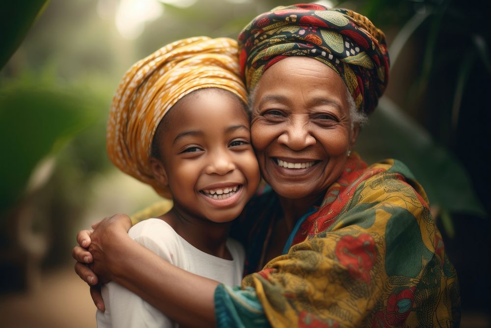 Grandmother photography laughing portrait. AI generated Image by rawpixel.