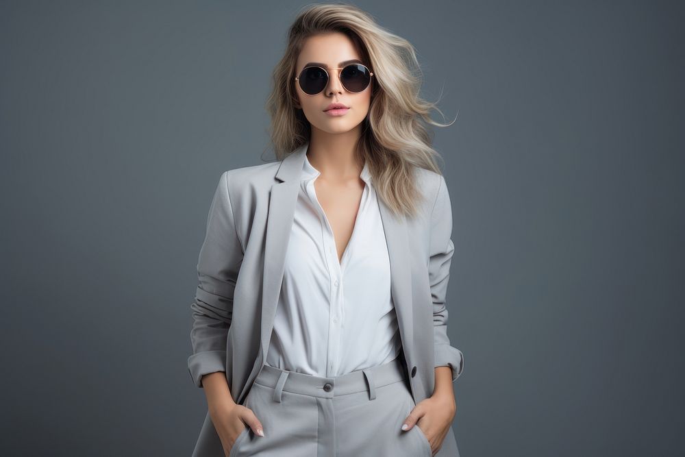 Formal clothing sunglasses portrait fashion. 