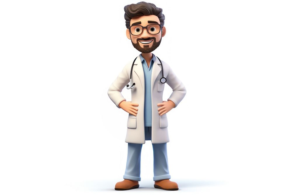 Men doctor cartoon adult representation. AI generated Image by rawpixel.
