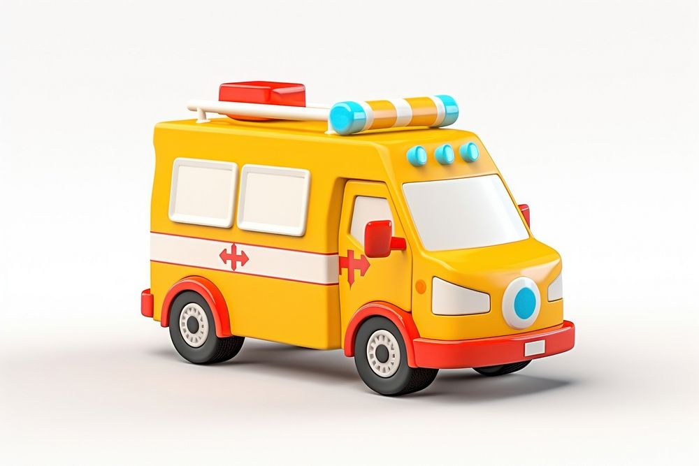 Ambulance vehicle van bus. AI generated Image by rawpixel.