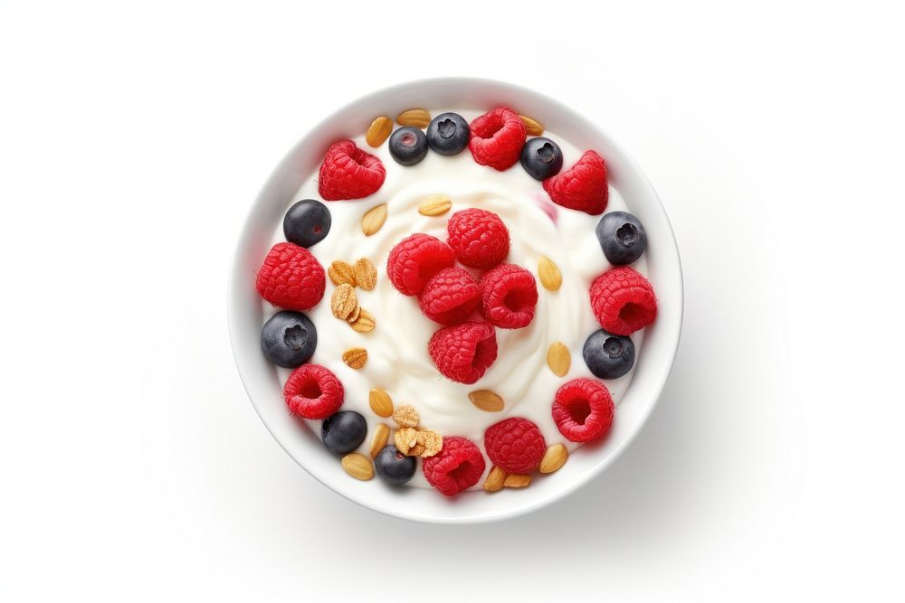 Bowl dessert berry fruit. AI generated Image by rawpixel.