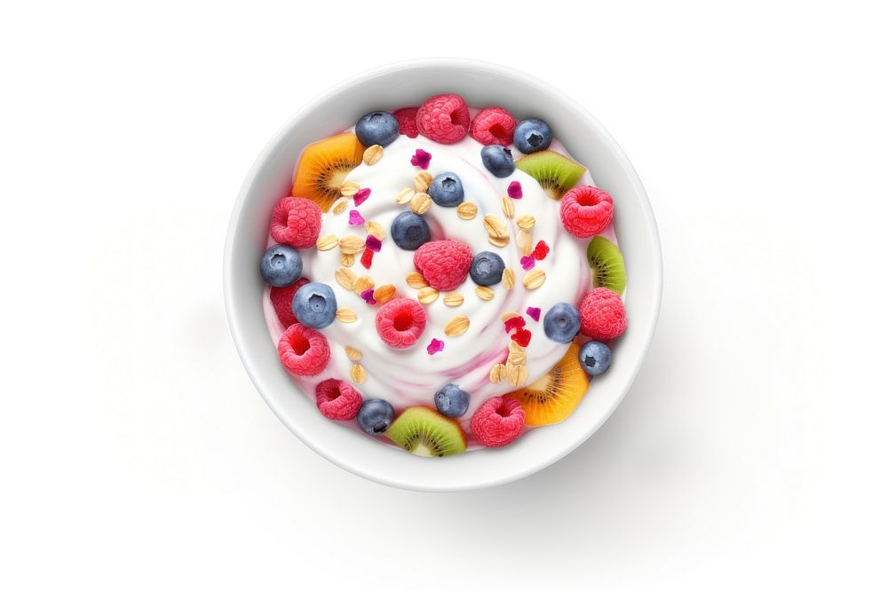 Bowl dessert yogurt berry. AI generated Image by rawpixel.